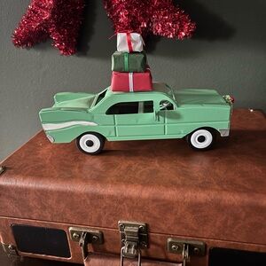 Vintage Green Car decor